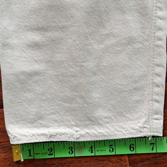 Chimala Japanese Denim w/distress, splatter, and rough hem - fits like size 33 - Picture 8 of 8